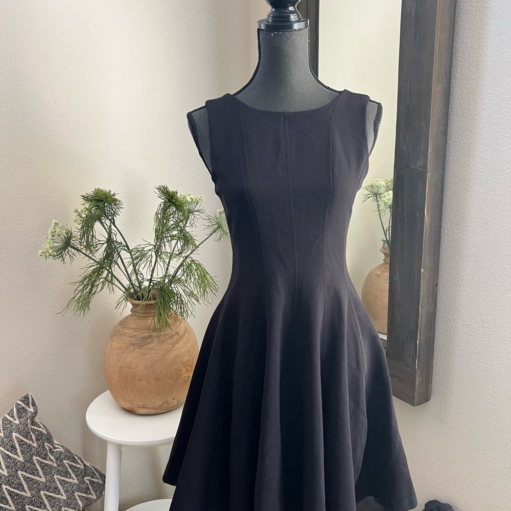 Classic Black Fit & Flare Dress – Effortless, Chic & Playful